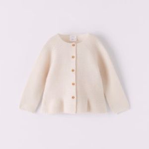 Zara Ruffle Knit Cardigan